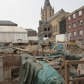 Excavations in front of old city hall
